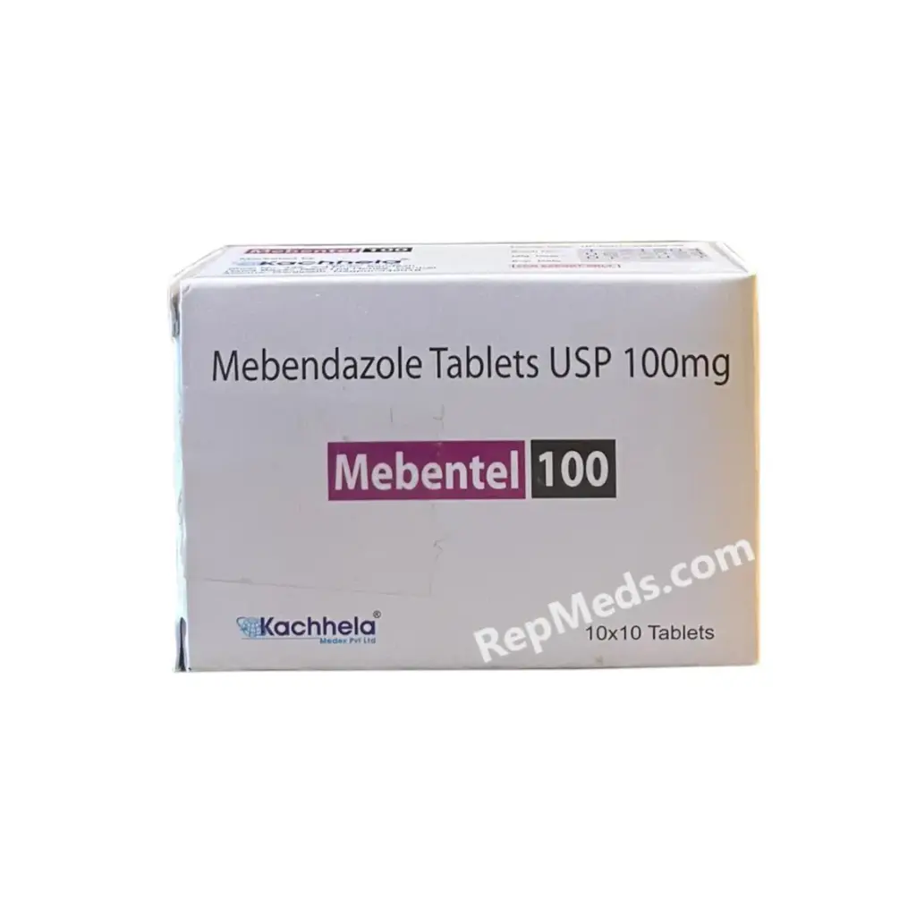 Mebendazole 100mg - 100 tablets