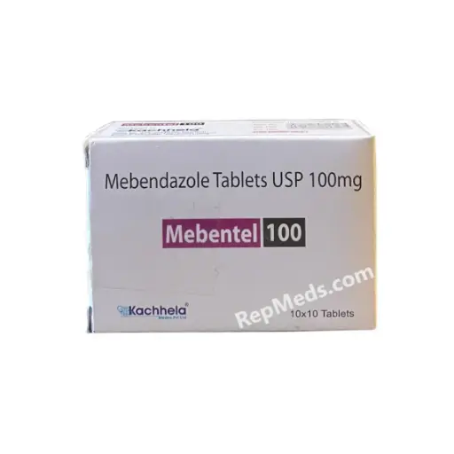 Mebendazole 100mg - 500 tablets